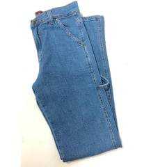 Calça Country Carpinteira Masculina Tradicional Azul