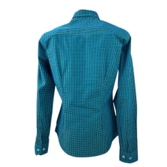 Camisa Feminina Laço Forte Manga Longa Verde - Ref. 3107