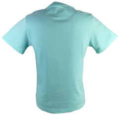 Camiseta Masculina Azul Estampada Manga Curta - Ref.LB0010846