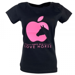 Camiseta Feminina Love Horse Preto
