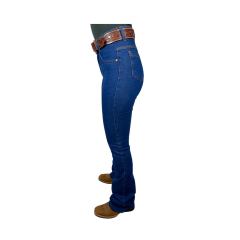 Calça Feminina Rodeio Country Flare Cintura Alta Lycra - Escolha a cor