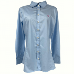 Camisa Feminina Os Moiadeiros Azul Claro - Ref.: CFML-2043