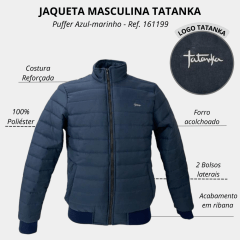 Jaqueta Masculina Tatanka Puffer - Ref: 161196 - Escolha a cor