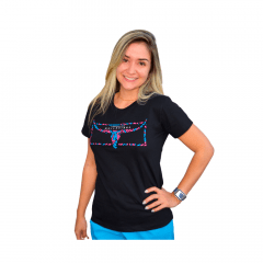 Camiseta Feminina Moiadeiros Preta - REF: CMF2169