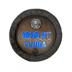 Quadro Tampa de Barril Absolut Vodka