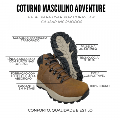 Coturno Adventure Masculino Macboot Ripsalis Havana R.Rips02