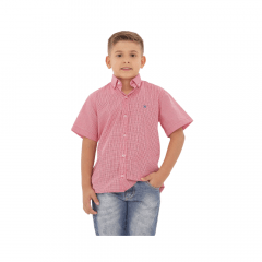 Camisa Xadrez Infantil Txc Vermelha Ref: 2763CI