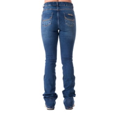Calça Feminina Texas Farm Jeans Flare Wash Basic Ref. PDF026