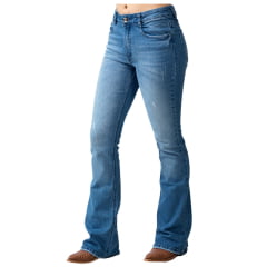 Calça Feminina Miss Country Jeans Flare Classic - Ref. 946