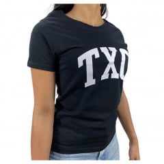 Camiseta Feminina Preta TXC Estampada - Ref. 49881