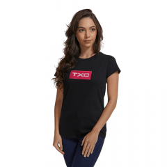 Camiseta Feminina TXC Custom Preto Ref: 50107