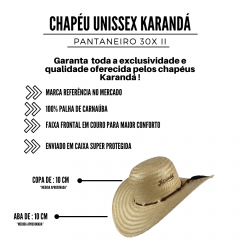 Chapéu Karandá Unissex Pantaneiro 30x II