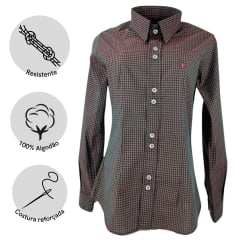 Camisa Feminina Laço Forte Manga Longa FurtaCor- Ref. 3107