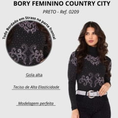 Body Country City Fran Strass Gola Alta Ref.0209 - Escolha a cor