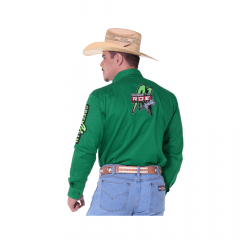 Camisa Masculina Bordada Radade Green Bull - Escolha a cor