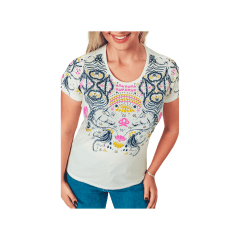 Camiseta Feminina Ox Horns Vênus Creme – Ref.  6281