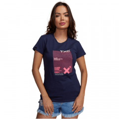 Camiseta Feminina TXC Custom Marinho - REF: 50047
