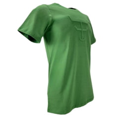 Camiseta Masculina Texas Farm TX Ledge Verde Ref. CM442