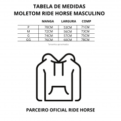 Moletom Masculino Ride Horse Cinza Ref: 0005