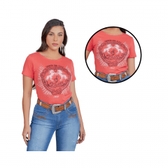Camiseta Feminina Minuty Girl Style - Ref. 1287 - Escolha a cor