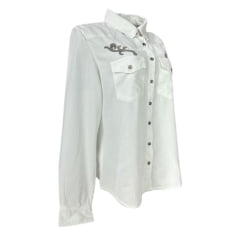 Camisa Branca Feminina West Dust Manga Longa - Ref. CA28628