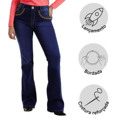 Calça Jeans Feminina West Dust Jesse Bootcut - Ref. CL28540