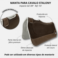 Manta Stalony Impacto Gel Marrom 30P - Ref.161