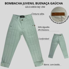 Bombacha Infantil Buenaça Juvenil Castelhana Ref: 094 - Escolha a cor