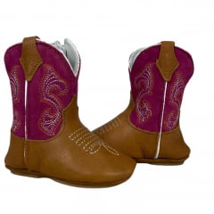 Bota Texana Infantil Capelli Boots Floater Rosa - Ref. 050