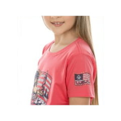Camiseta Infantil Ox Horns Coral Manga Curta - Ref. 5187
