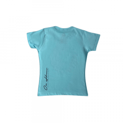 Camiseta Infantil Ox Horns Azul Claro Cavalo - REF: 5090
