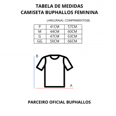 Camiseta Feminina Buphallos Branca Ref:BPL32