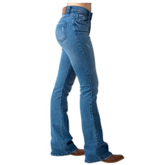 Calça Feminina Miss Country Jeans Flare Classic - Ref. 946