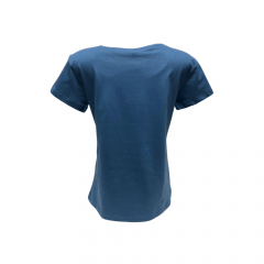 Camiseta Feminina Wrangler Azul REF WF8030AZ