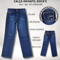 Calça Infantil Dock's RLX DW91 Bordada - Ref.031.03582.005