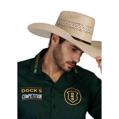 Camisa Masculina Dock´s Competição Verde Ref.008.03454.455