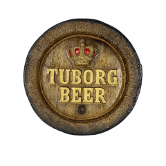 Quadro Tampa de Barril Tuborg Beer
