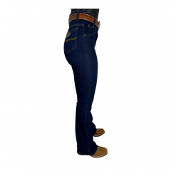 Calça Feminina Rodeio Country Jeans Amaciada Flare Ref. 7401