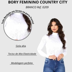 Body Country City Fran Strass Gola Alta Ref.0209 - Escolha a cor