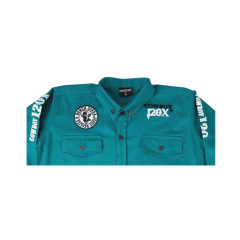 Camisa Infantil Bordada Cowboy 120x Várias Cores