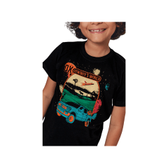Camiseta Infantil Ox Horns Preta - Ref.5124