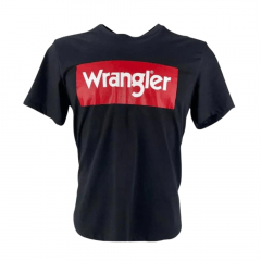 Camiseta Masculina Wrangler Preta - Ref. WM5502PR