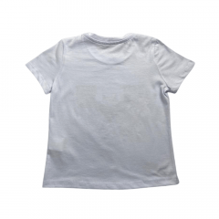 Camiseta Infantil West Dust Branca Baby Look - REF: BL.26414