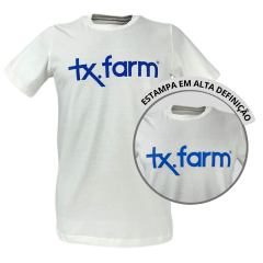 Camiseta Masculina Texas Farm Branca - Ref.CM258 - Escolha a cor