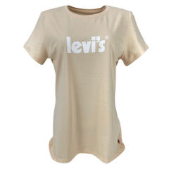 Camiseta Feminina Levi's Creme Ref: LB0013062