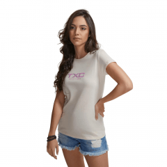 Camiseta Feminina TXC Custom Bege Ref: 50104