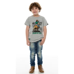 Camiseta Infantil Ox Horns Manga Curta Mescla Ref. 5200