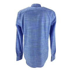 Camisa Masculina Txc Custom Manga Longa Xadrez Azul Ref: 29081L