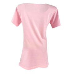 Camiseta Feminina TXC Classic-X Rosa Logo Bordada Ref. 50367