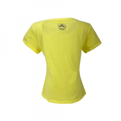 Camiseta Feminina 2K Jeans Amarelo Ref:0057